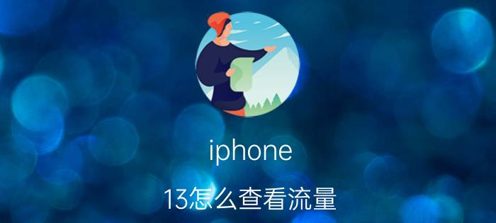 iphone 13怎么查看流量 苹果13手机卡槽哪面是正卡？